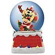 Looney Tunes Santa Taz Musical Water Globe